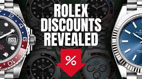 rolex discount structure